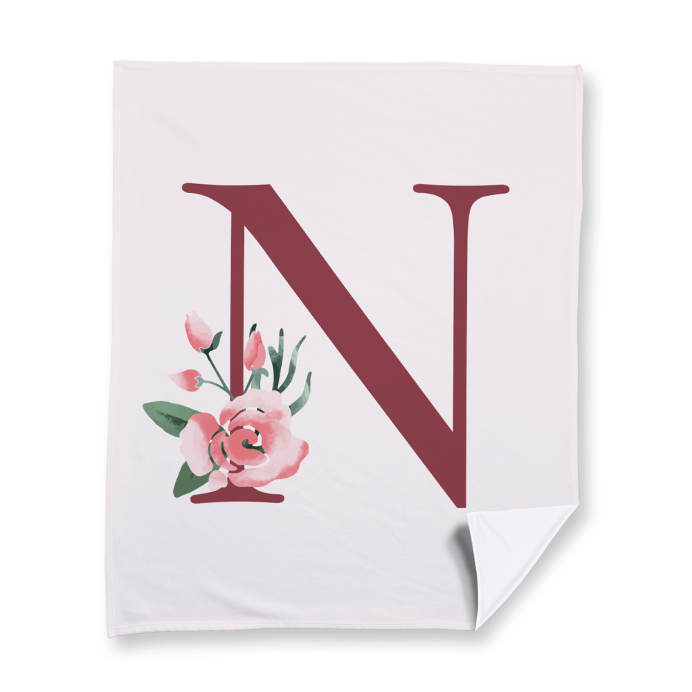 classic-floral-letter-n-blanket-fleece