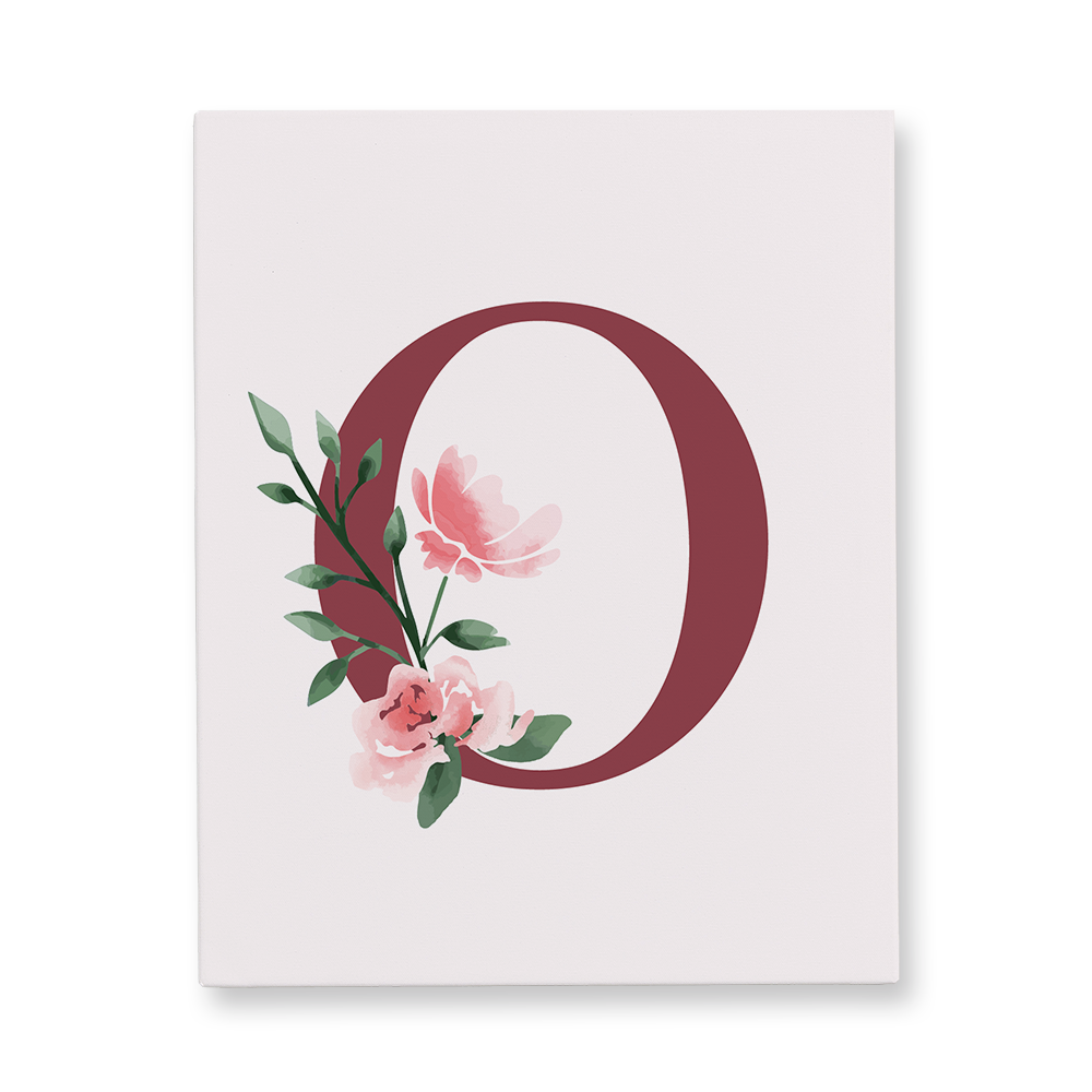 classic-floral-letter-o-canvas-wall-art