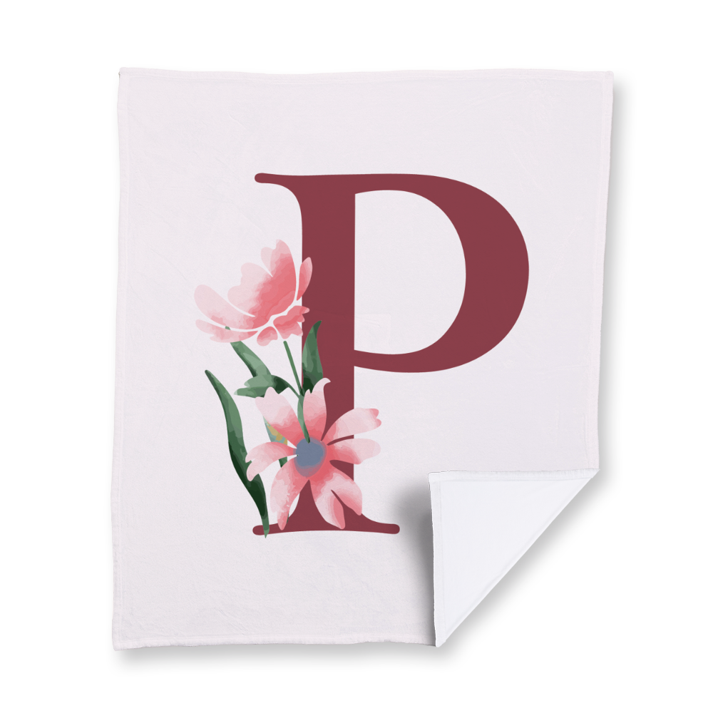 classic-floral-letter-p-blanket-velvety