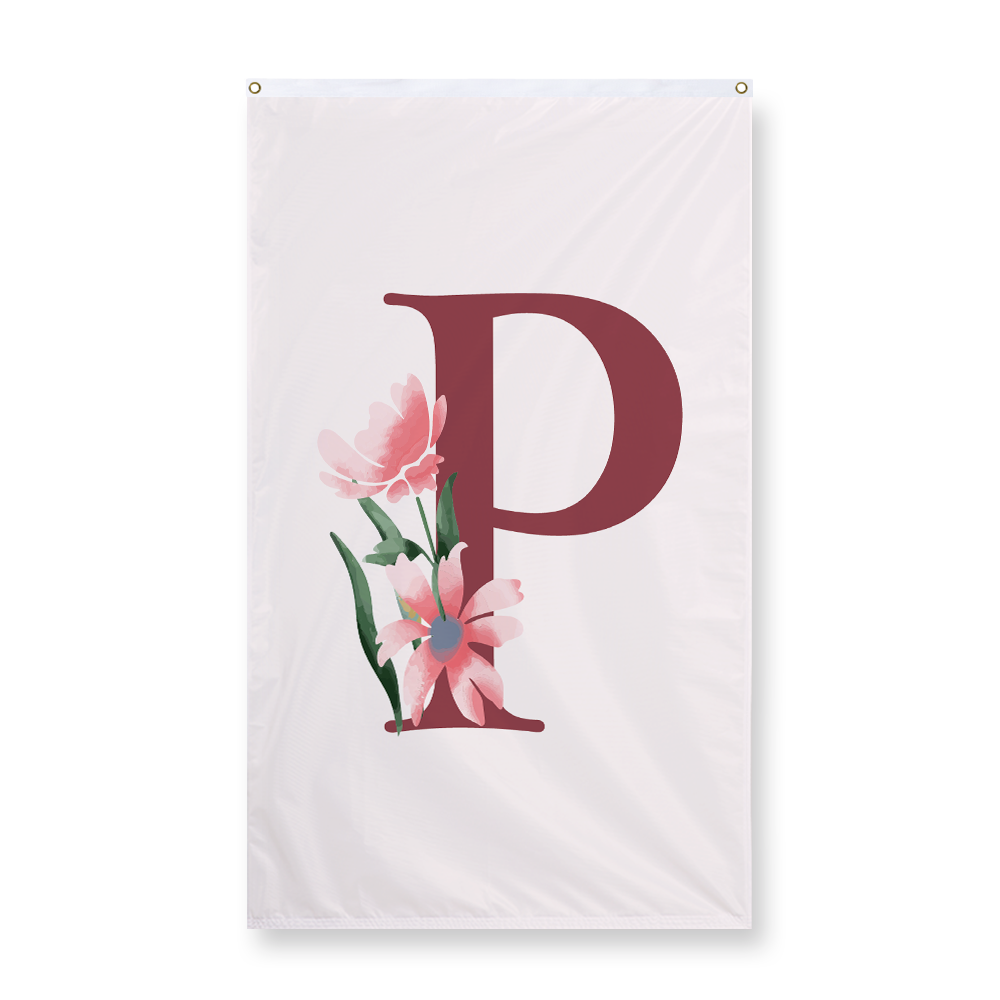 classic-floral-letter-p-display-flag