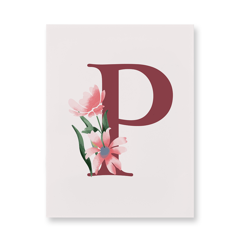 classic-floral-letter-p-acrylic-wall-art