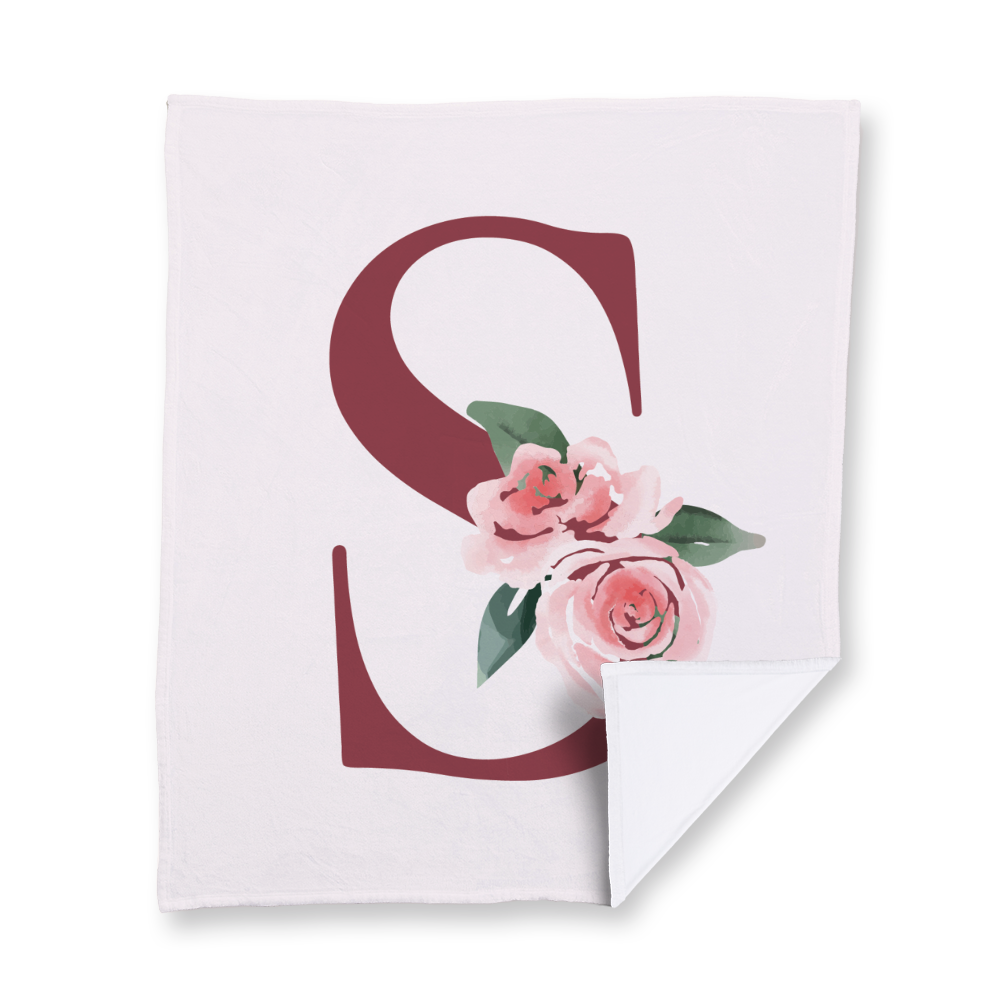 classic-floral-letter-s-blanket-velvety