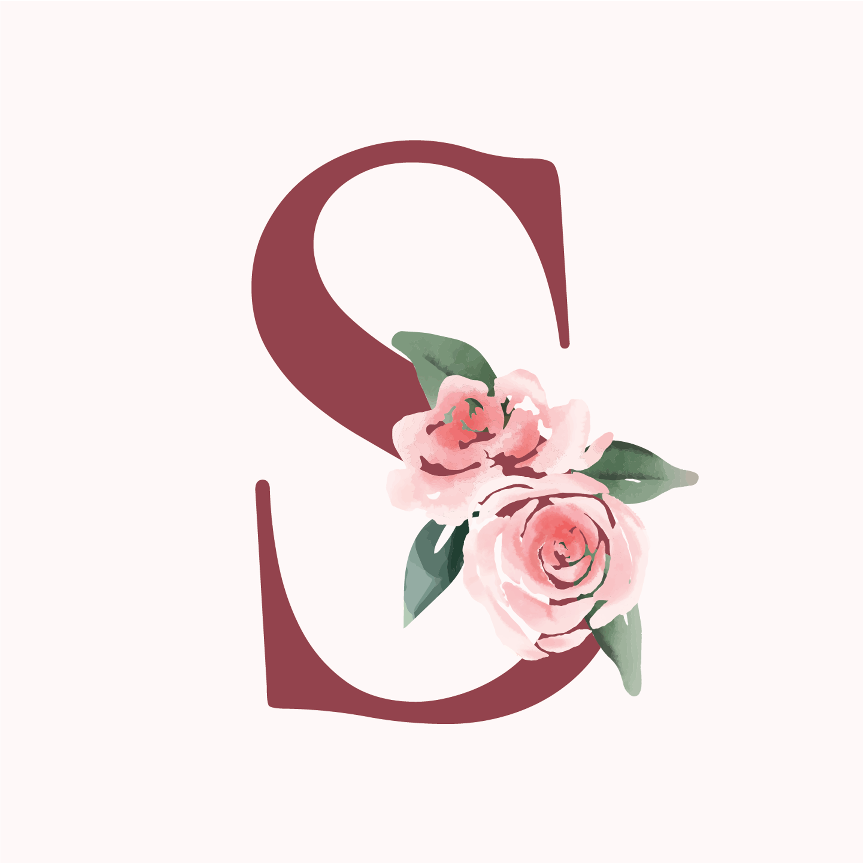 classic-floral-letter-s-design-theme