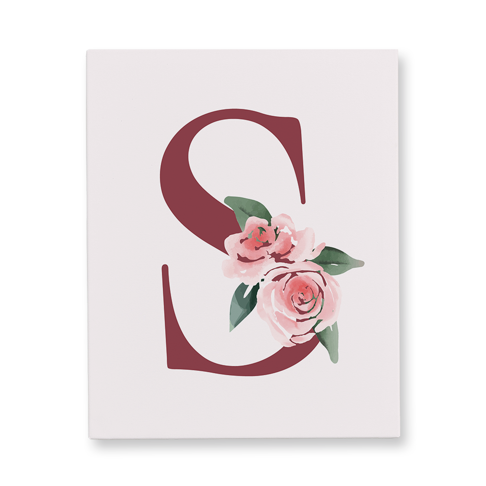 classic-floral-letter-s-gallery-canvas-wall-art