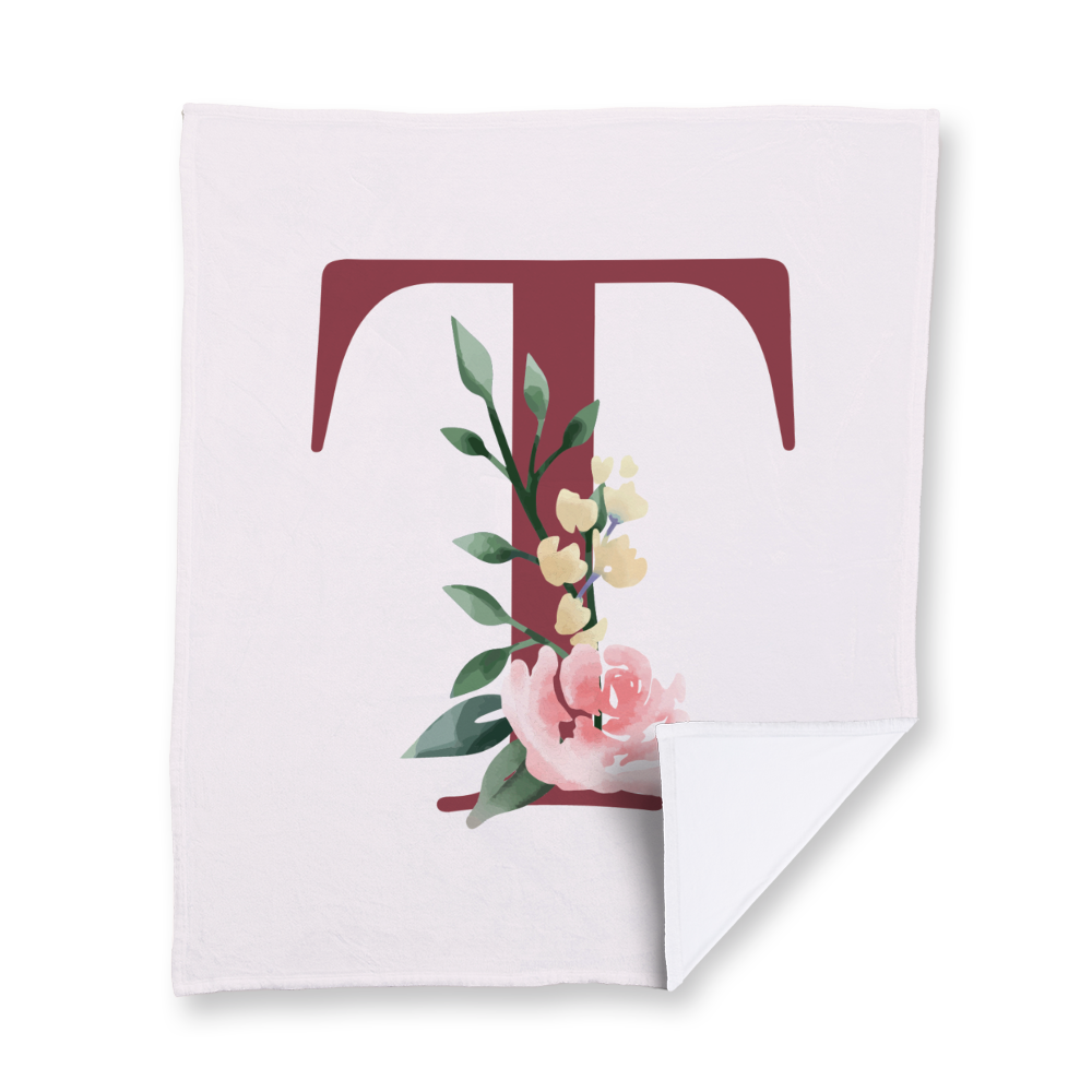 classic-floral-letter-t-blanket-velvety