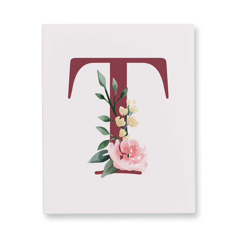 classic-floral-letter-t-canvas-wall-art