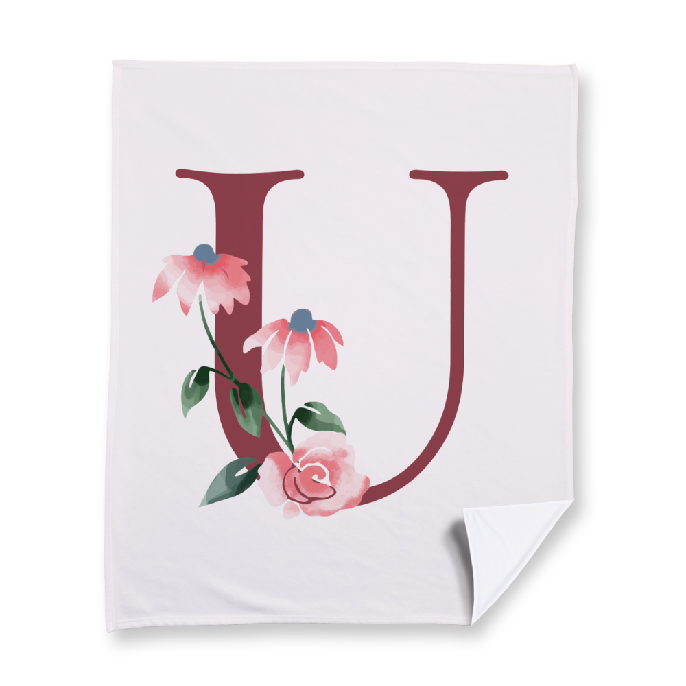 classic-floral-letter-u-blanket-fleece