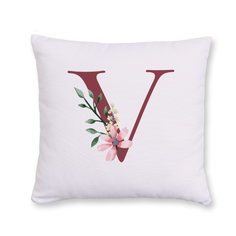 classic-floral-letter-v-throw-pillow