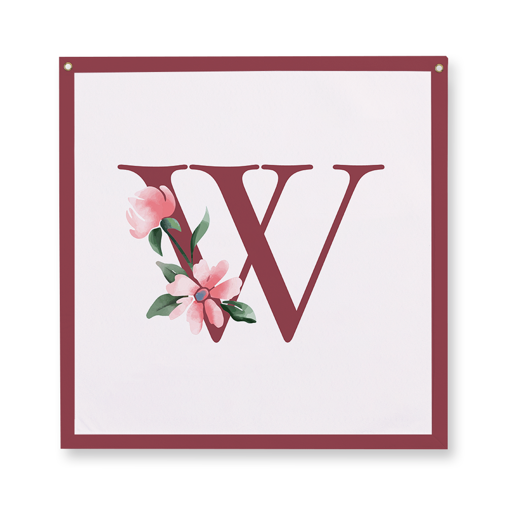 classic-floral-letter-w-camp-flag-square