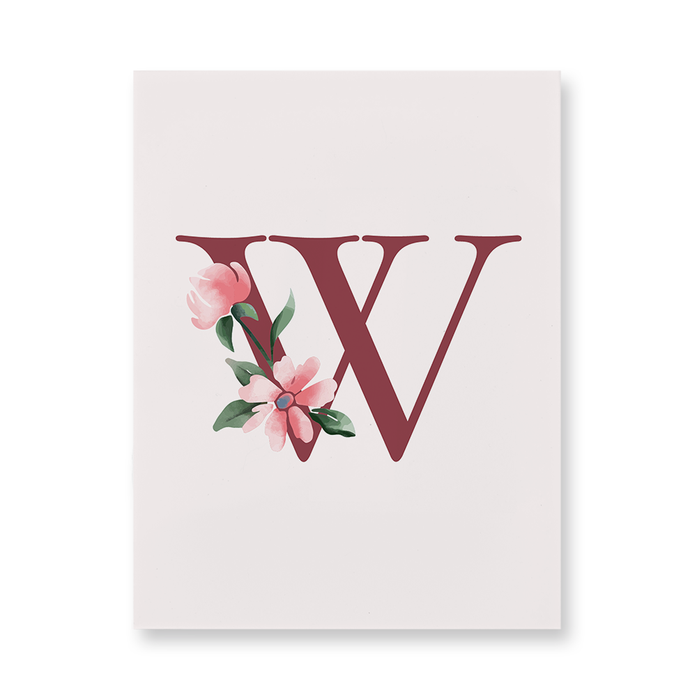 classic-floral-letter-w-acrylic-wall-art