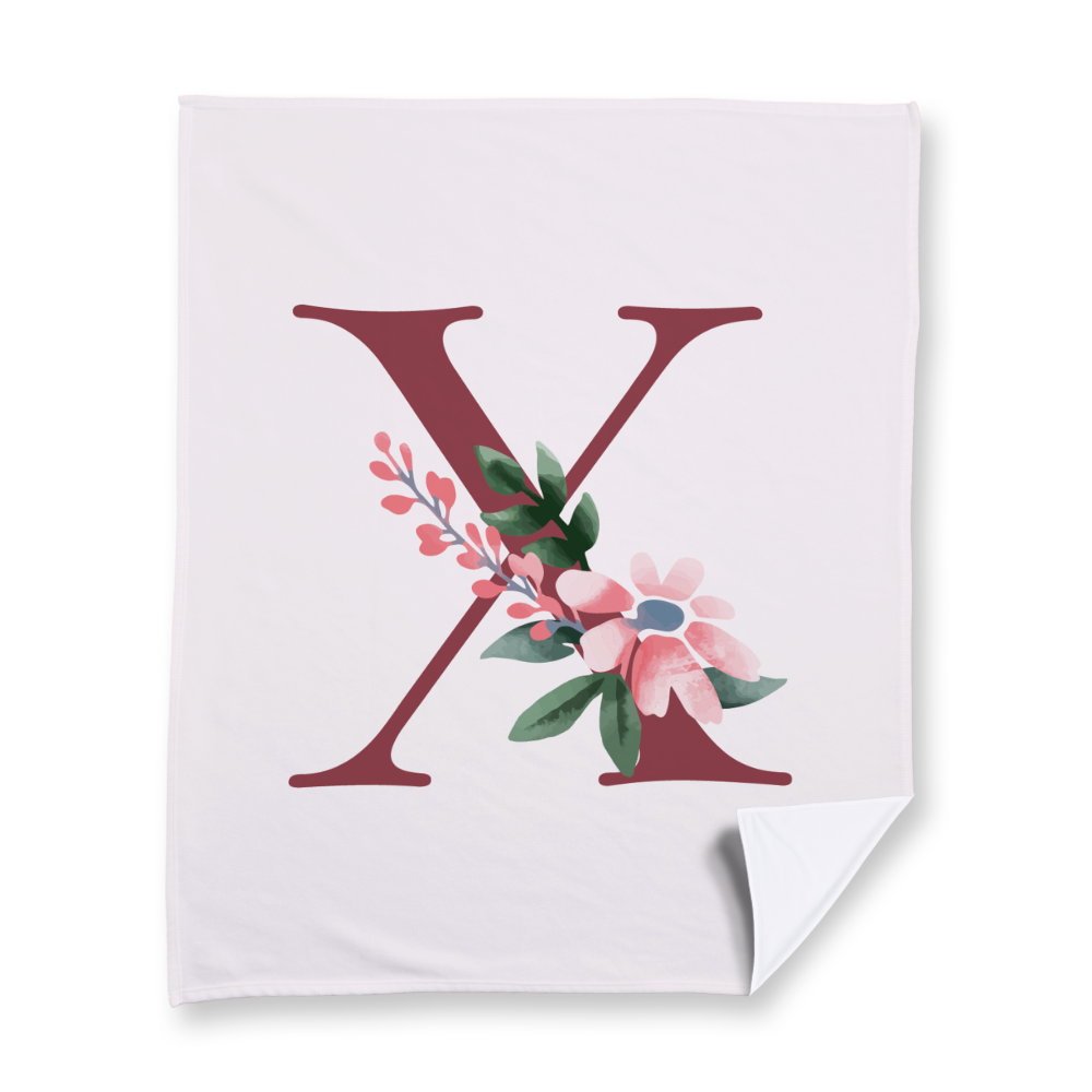 classic-floral-letter-x-blanket-fleece