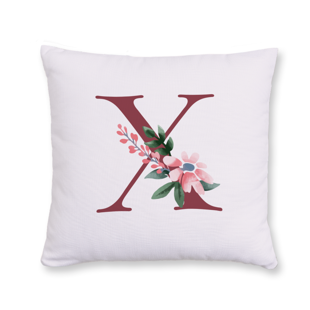 classic-floral-letter-x-throw-pillow