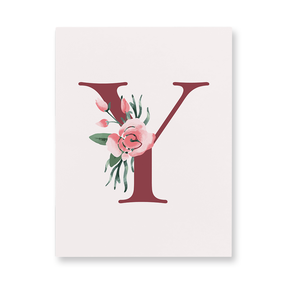 classic-floral-letter-y-aluminum-wall-art