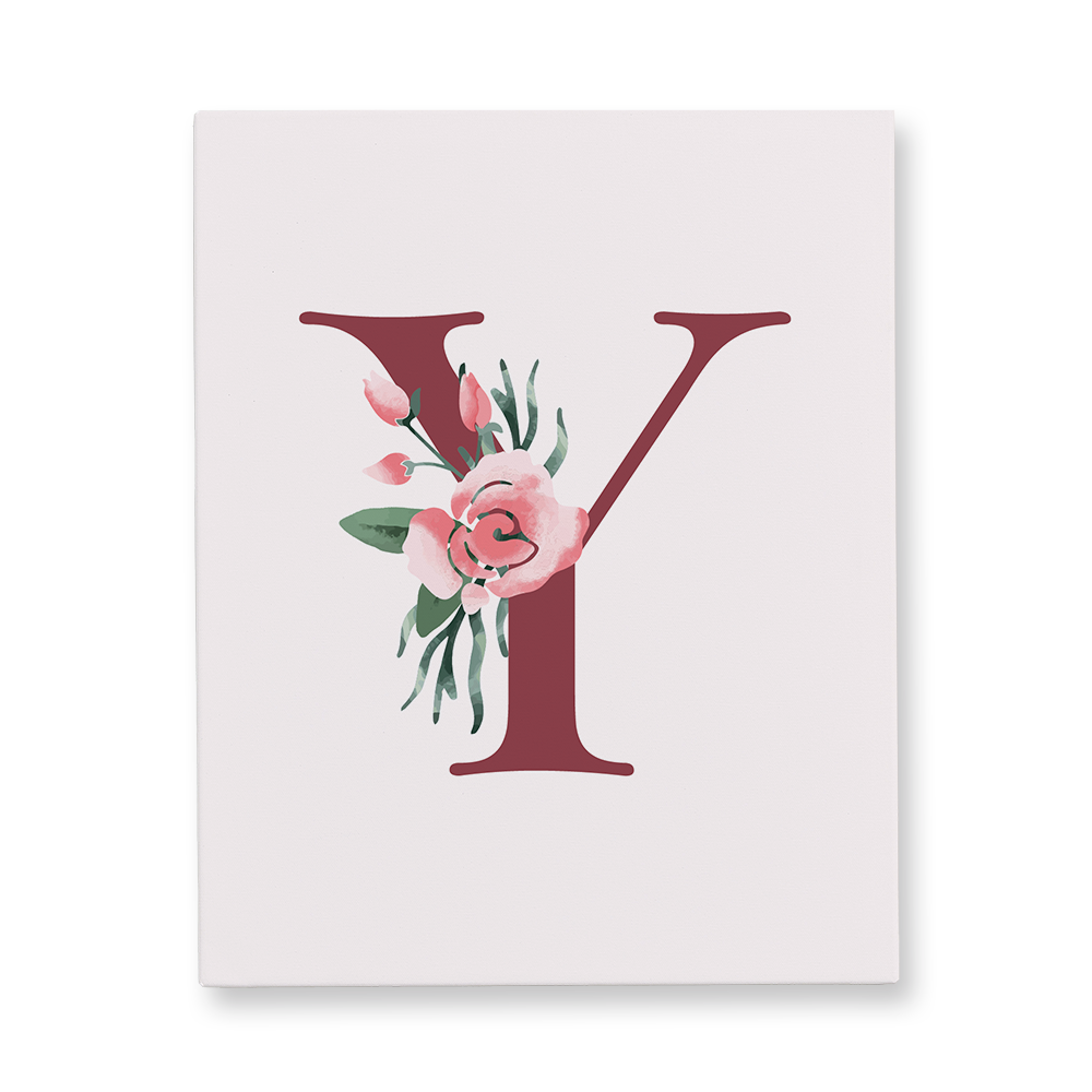 classic-floral-letter-y-canvas-wall-art