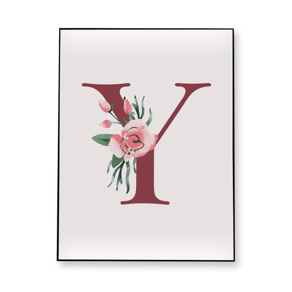 classic-floral-letter-y-fabric-in-a-frame-wall-art