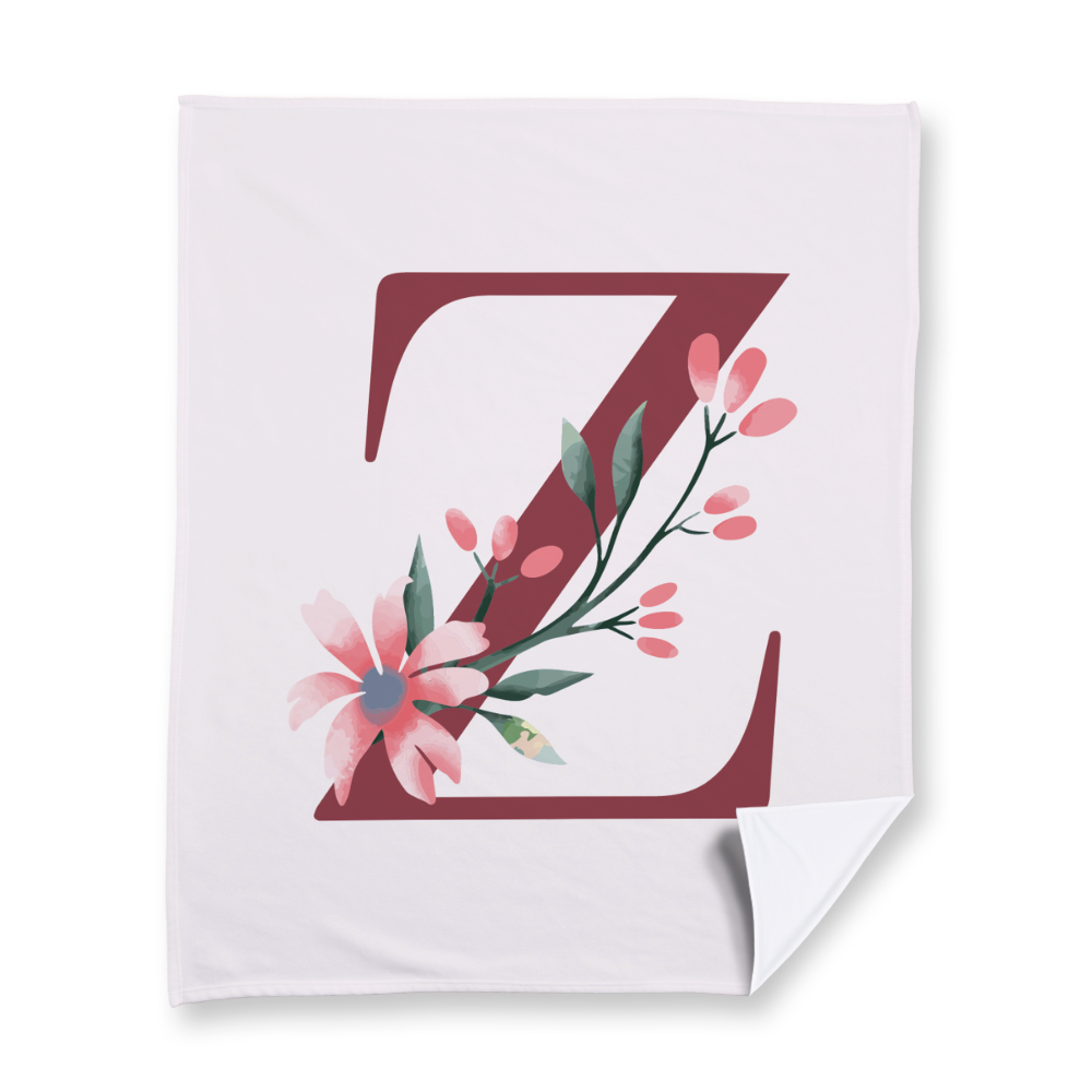 classic-floral-letter-z-blanket-fleece