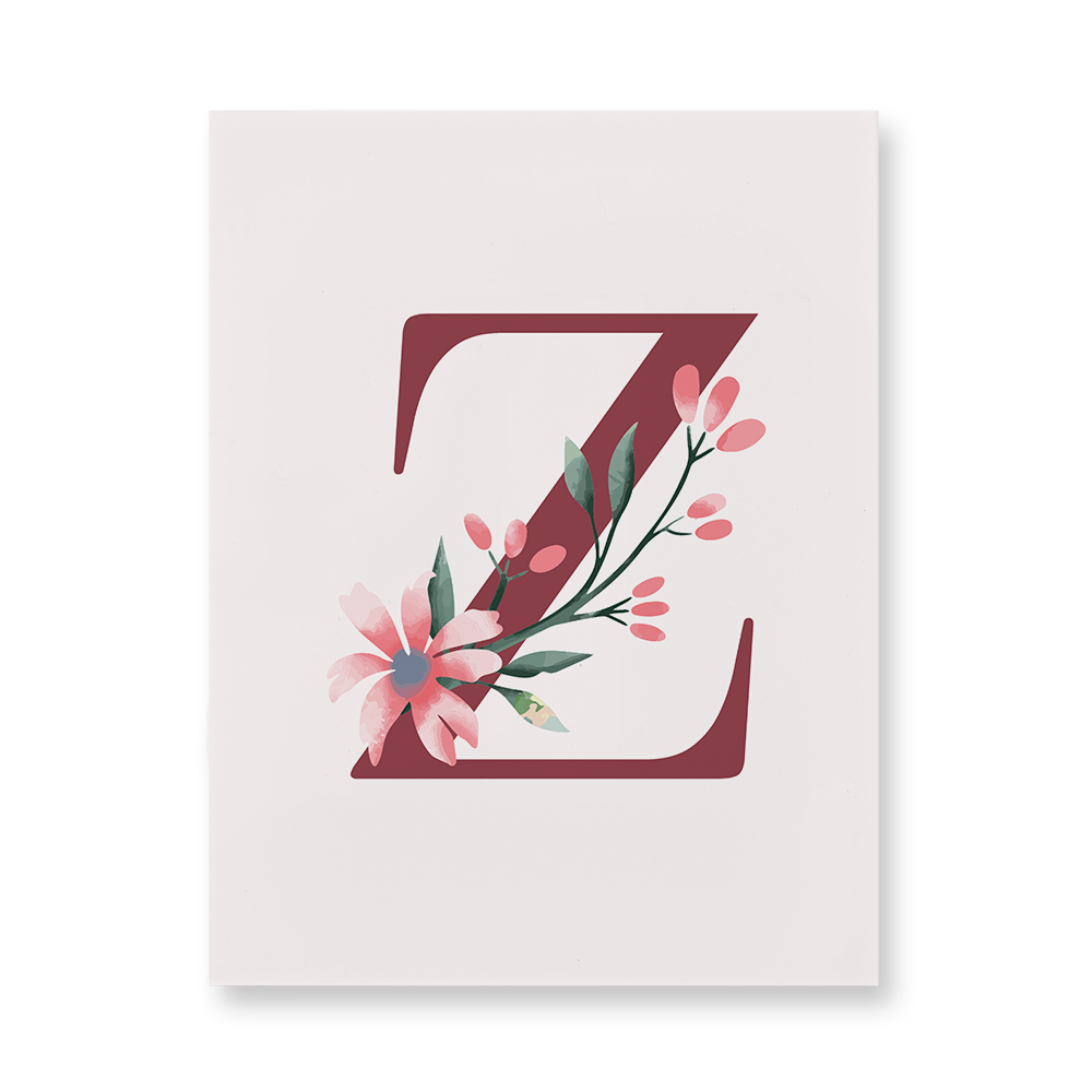 classic-floral-letter-z-acrylic-wall-art