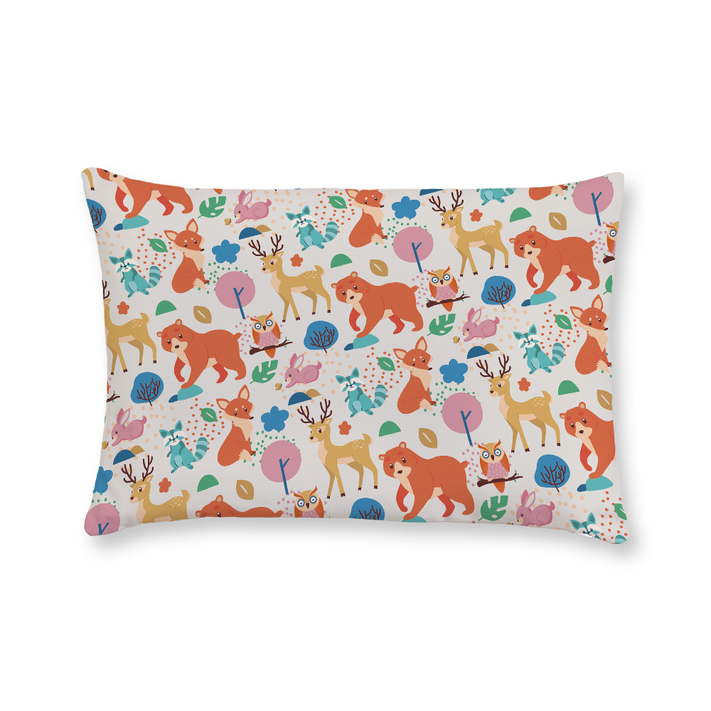 colorful-forest-animals-pattern-throw-pillow