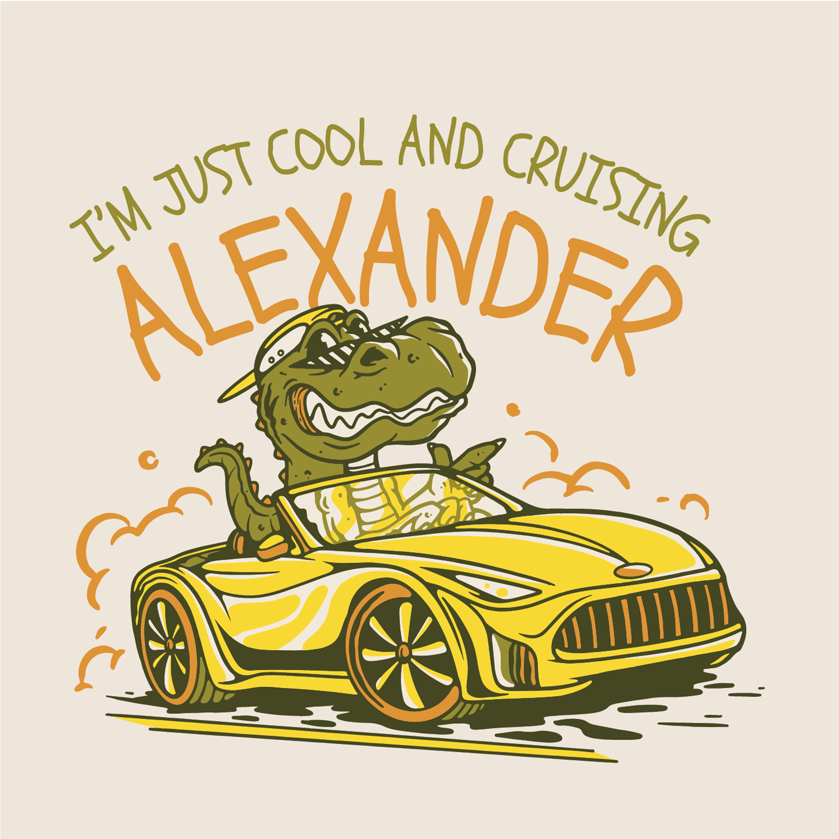 Cool and Cruising Dino