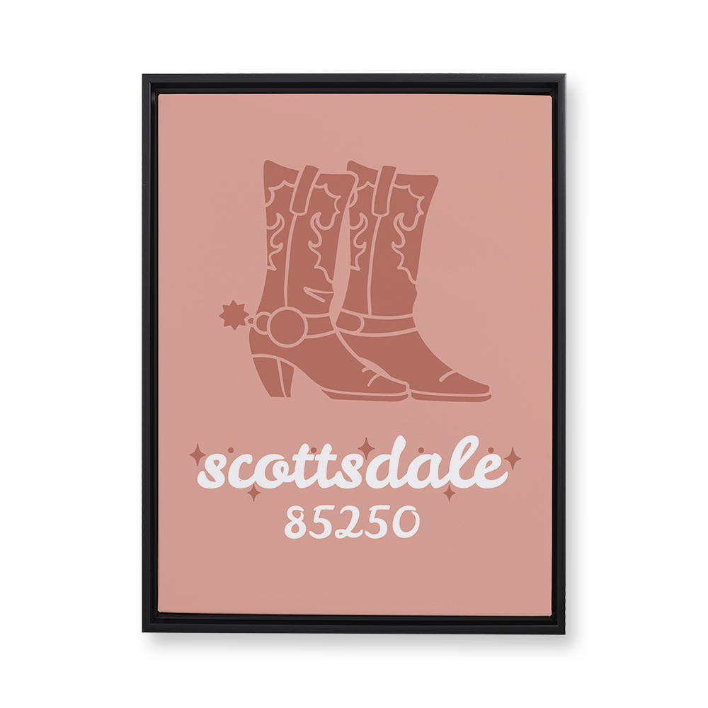 cowboy-boots-zip-code-floating-canvas-wall-art