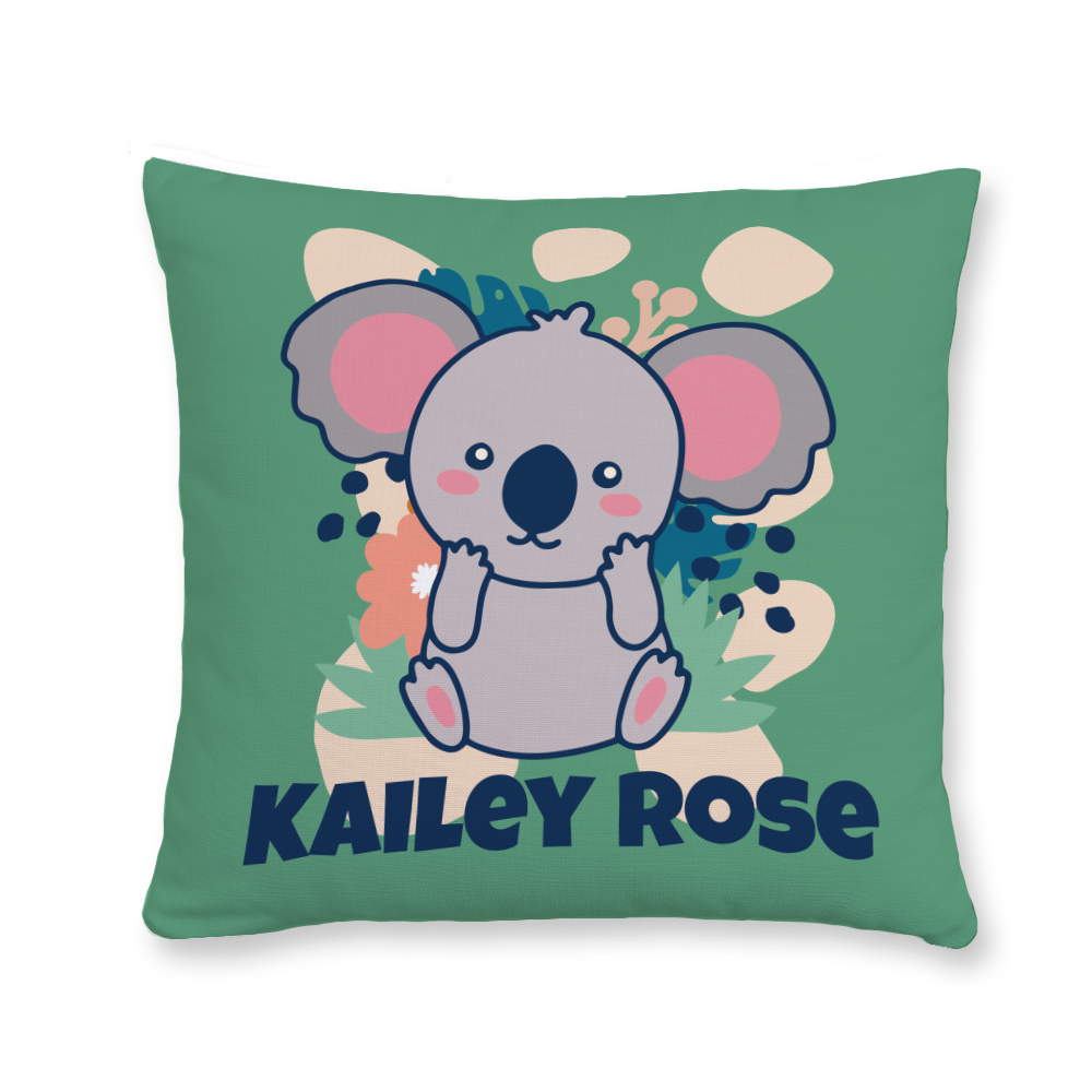 Cute Koala Throw Pillow