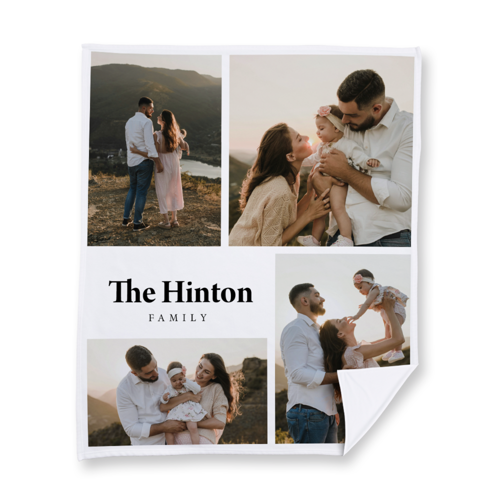 family-photo-collage-blanket-fleece