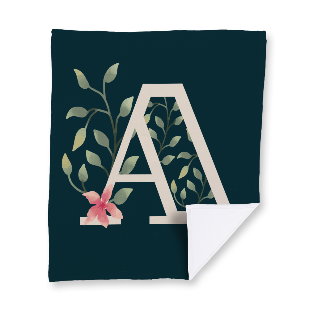 floral-watercolor-letter-a-blanket-velvety