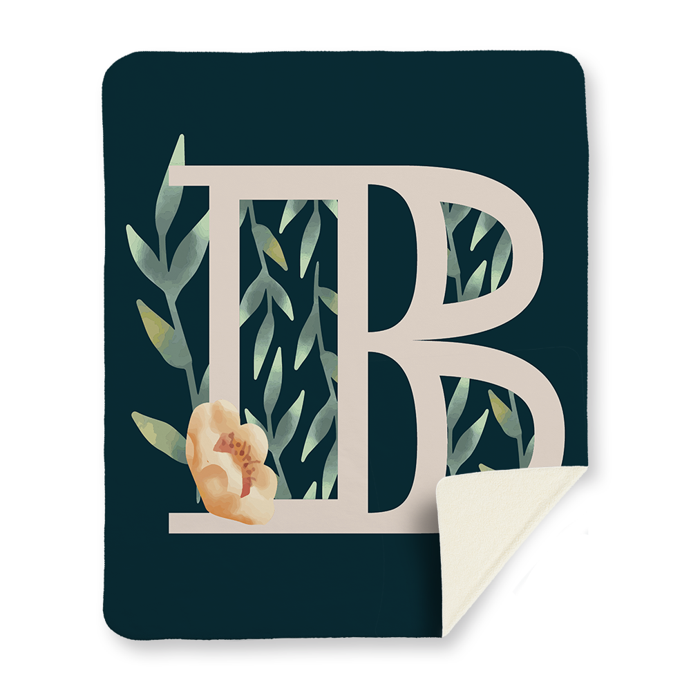 floral-watercolor-letter-b-blanket-sherpa