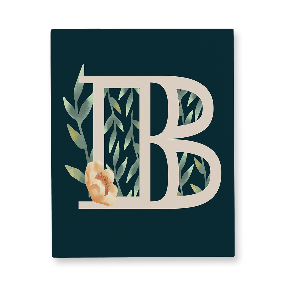 floral-watercolor-letter-b-canvas-wall-art