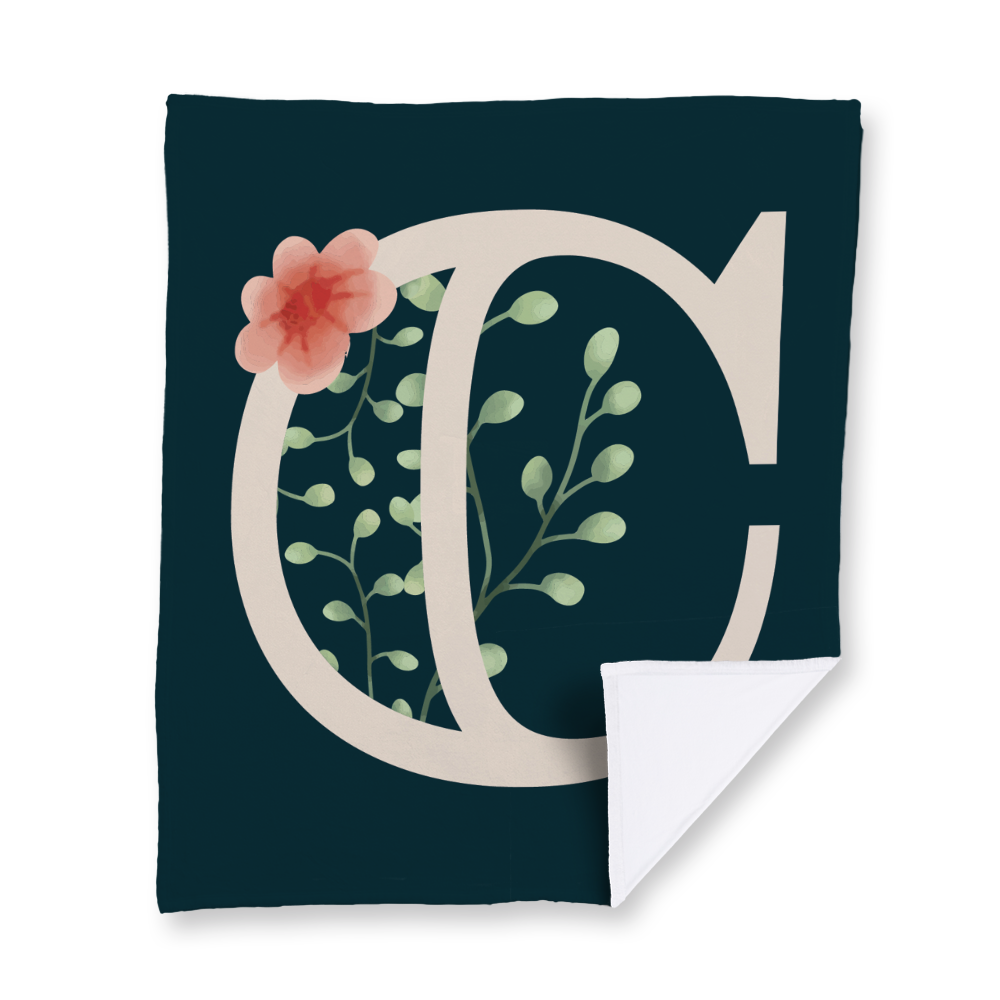 floral-watercolor-letter-c-blanket-velvety