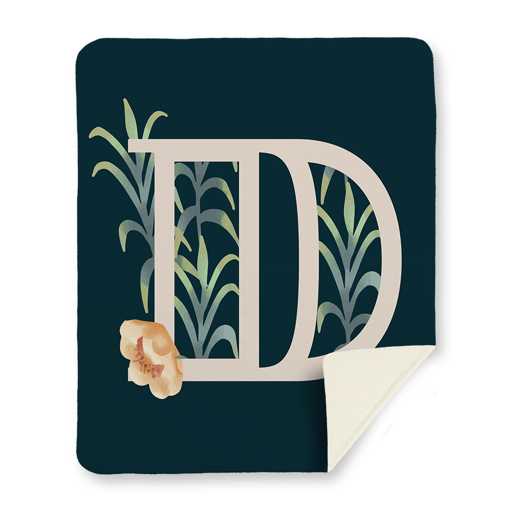 floral-watercolor-letter-d-blanket-sherpa