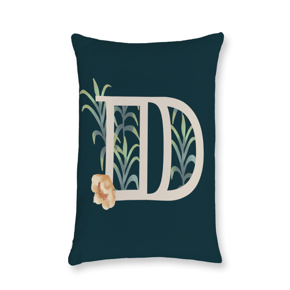 floral-watercolor-letter-d-throw-pillow