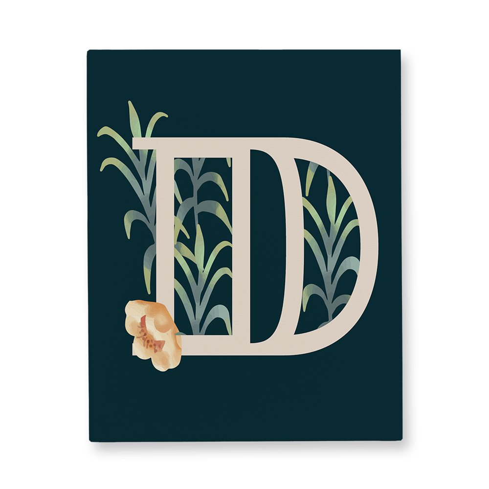 floral-watercolor-letter-d-gallery-canvas-wall-art