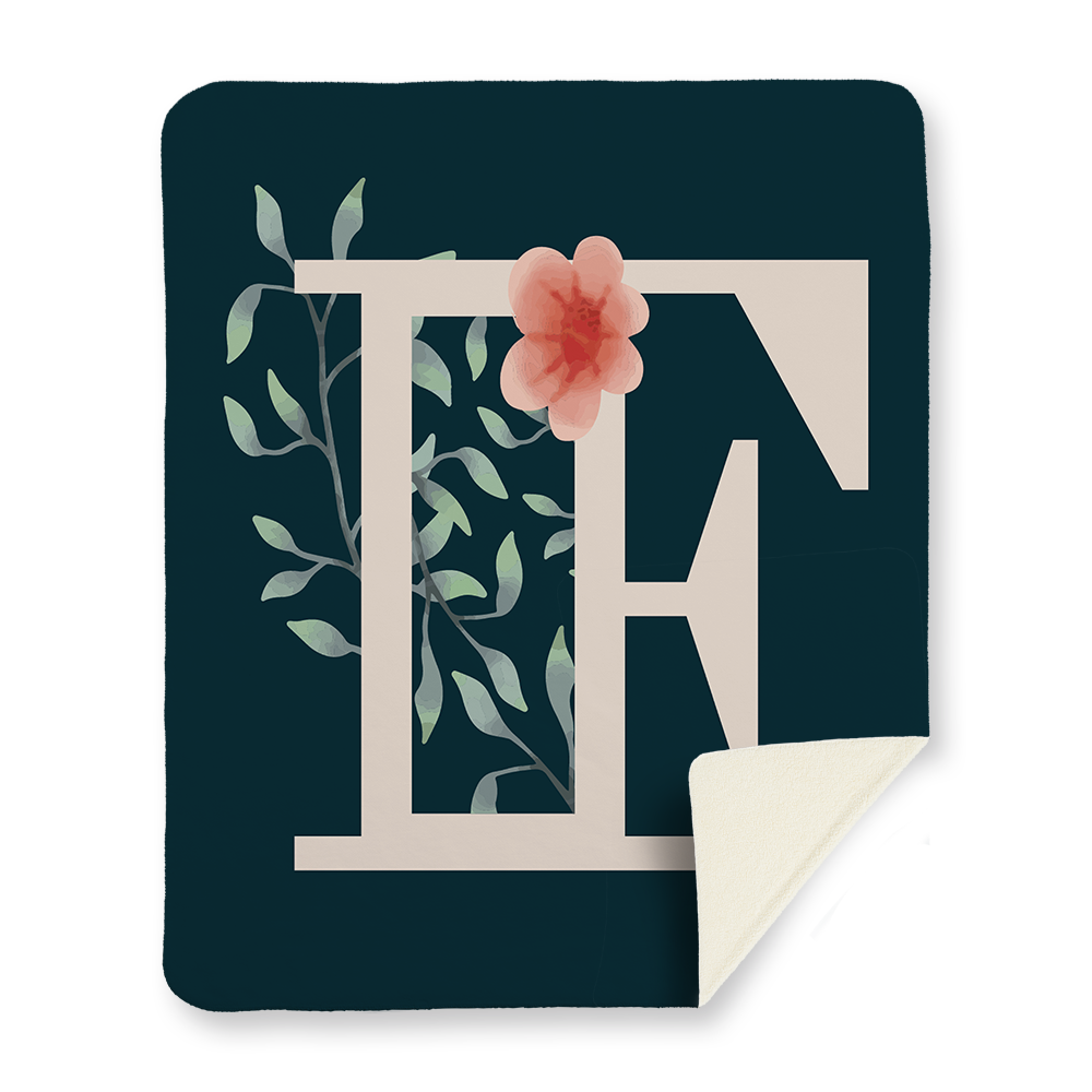 floral-watercolor-letter-f-blanket-sherpa