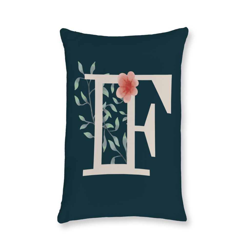 floral-watercolor-letter-f-throw-pillow