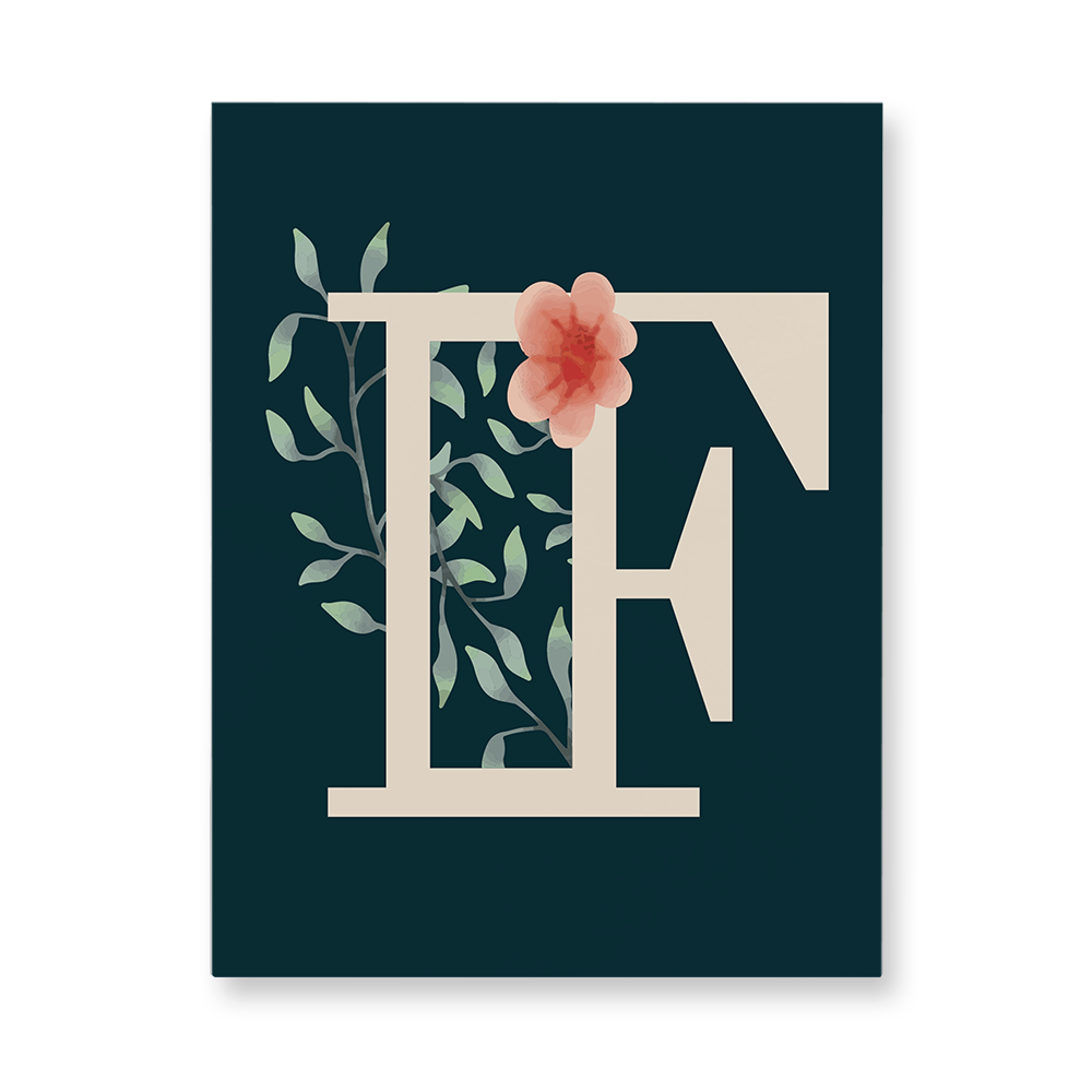 floral-watercolor-letter-f-aluminum-wall-art