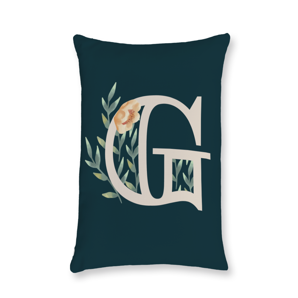floral-watercolor-letter-g-throw-pillow
