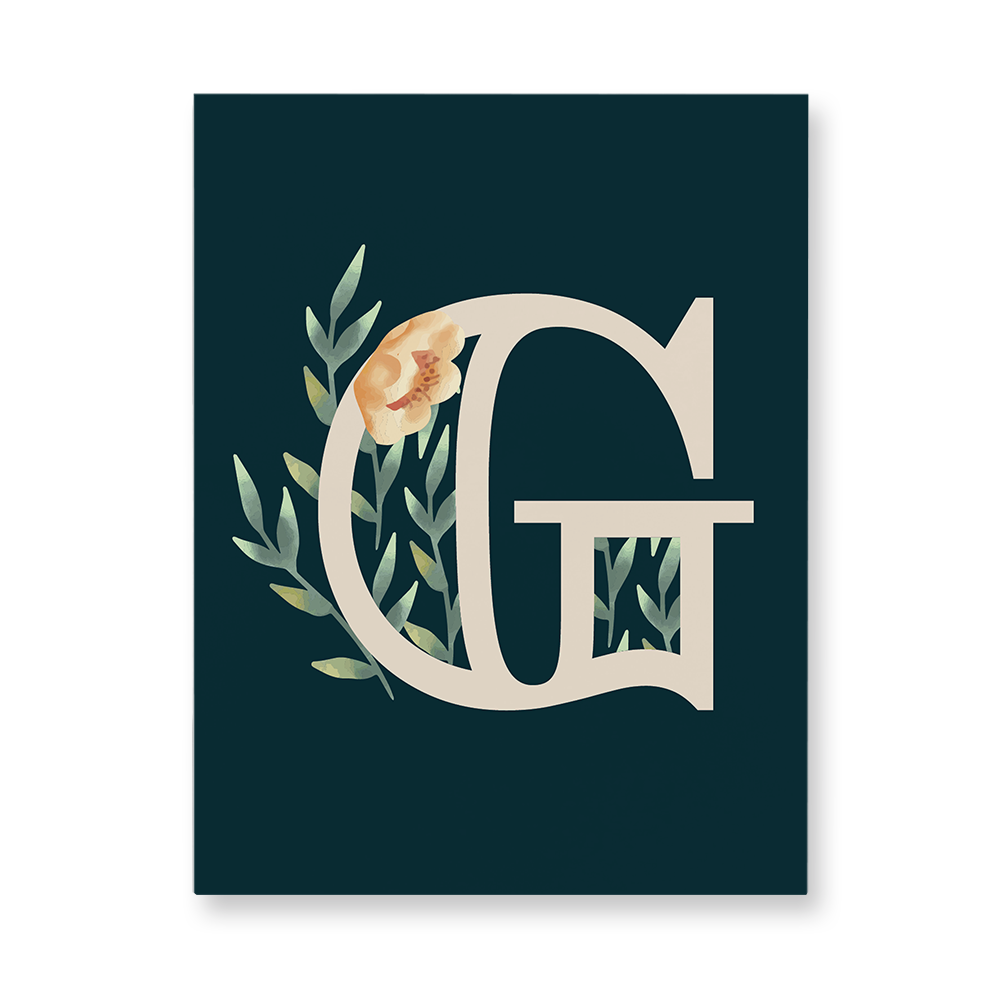 floral-watercolor-letter-g-aluminum-wall-art