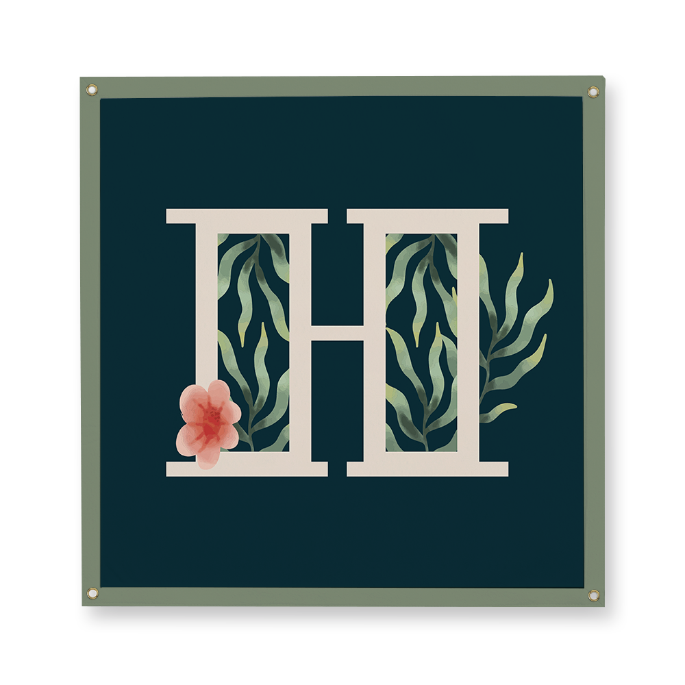 floral-watercolor-letter-h-camp-flag-square