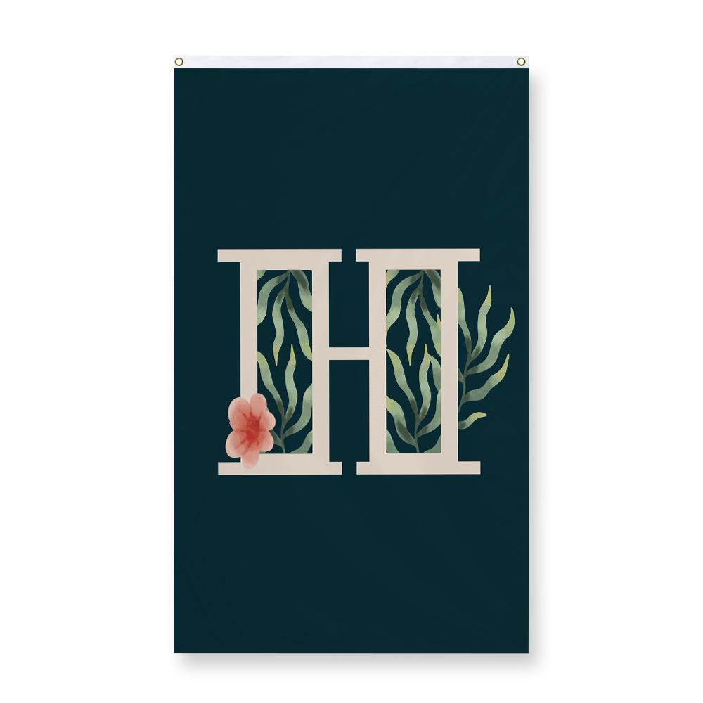 floral-watercolor-letter-h-display-flag