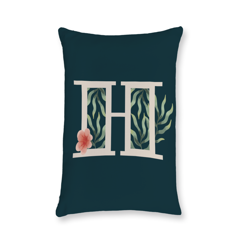 floral-watercolor-letter-h-throw-pillow