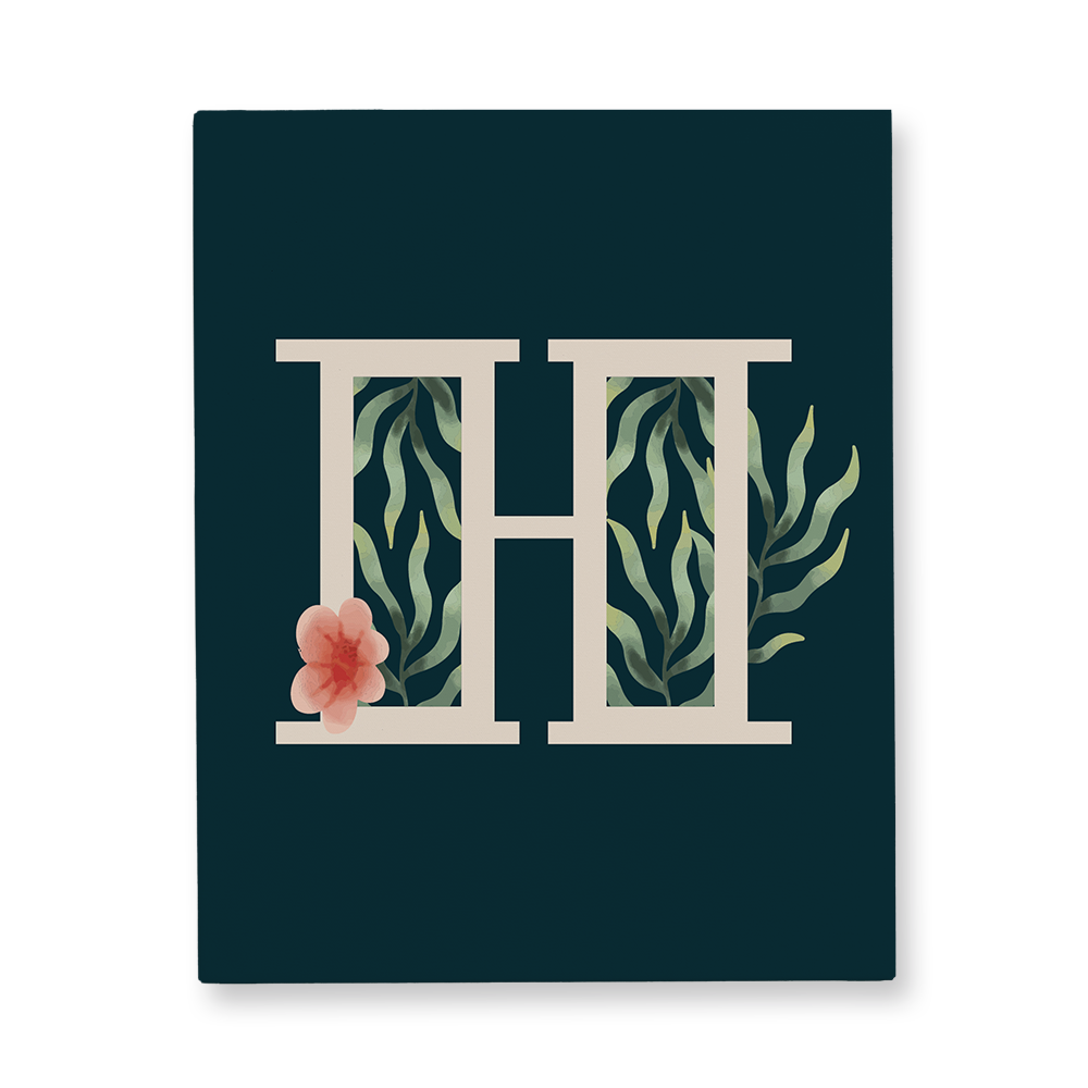 floral-watercolor-letter-h-canvas-wall-art