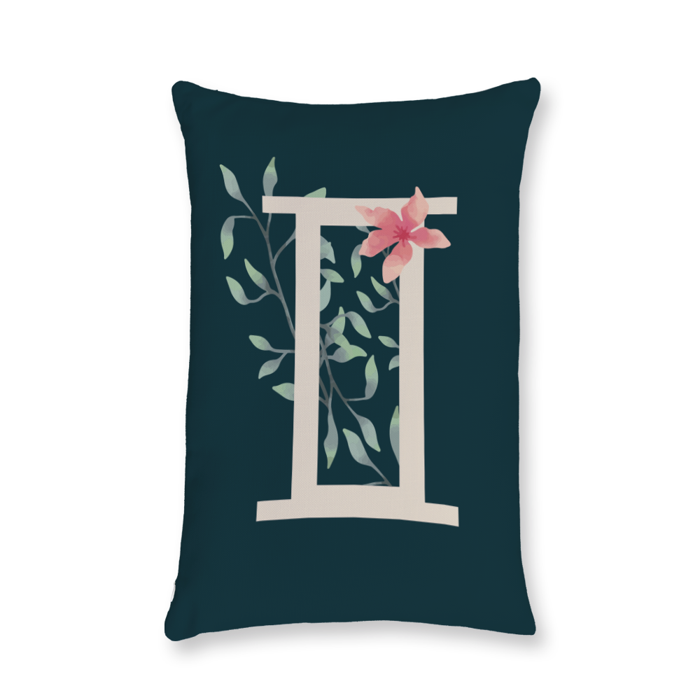 floral-watercolor-letter-i-throw-pillow