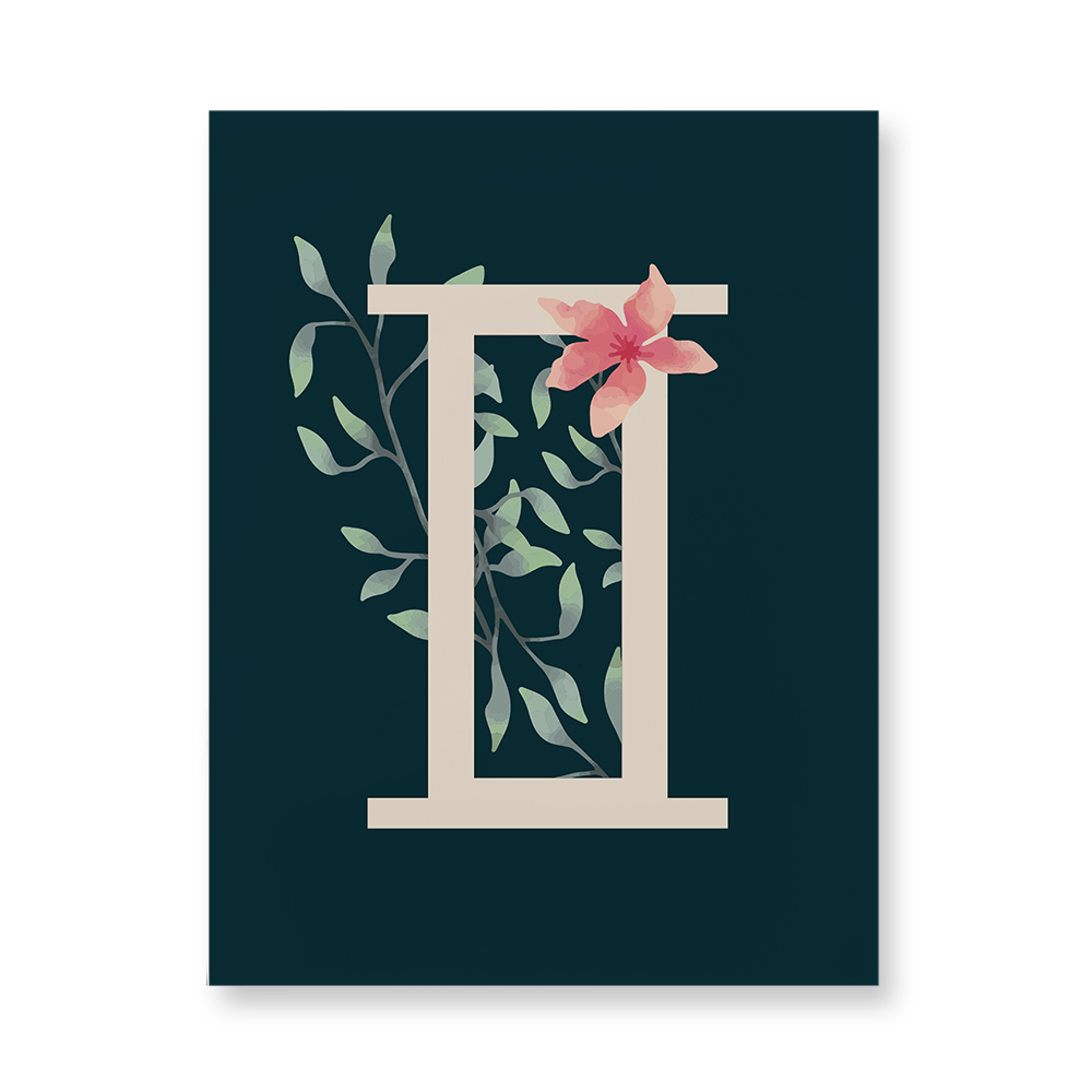 floral-watercolor-letter-i-acrylic-wall-art