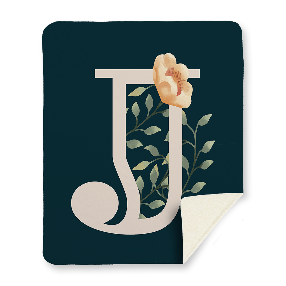 floral-watercolor-letter-j-blanket-sherpa