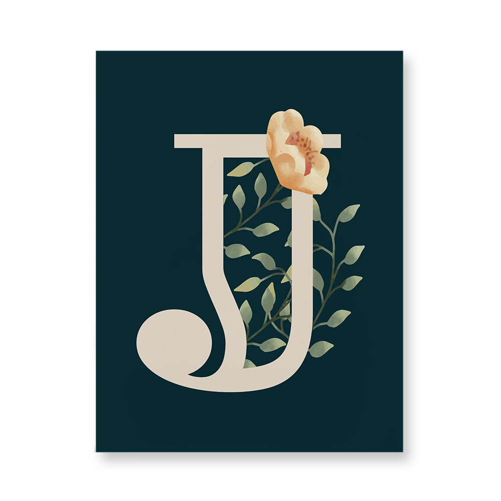 floral-watercolor-letter-j-acrylic-wall-art
