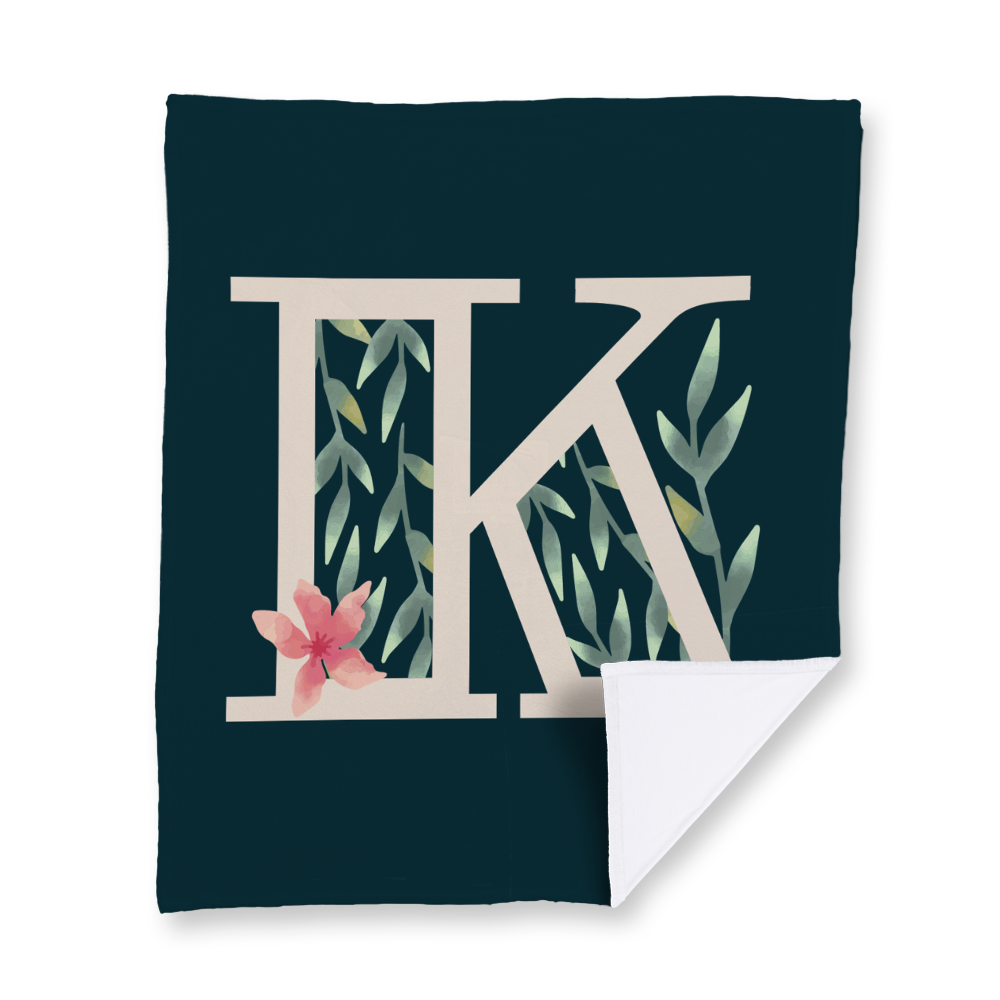 floral-watercolor-letter-k-blanket-velvety