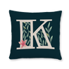 floral-watercolor-letter-k-throw-pillow