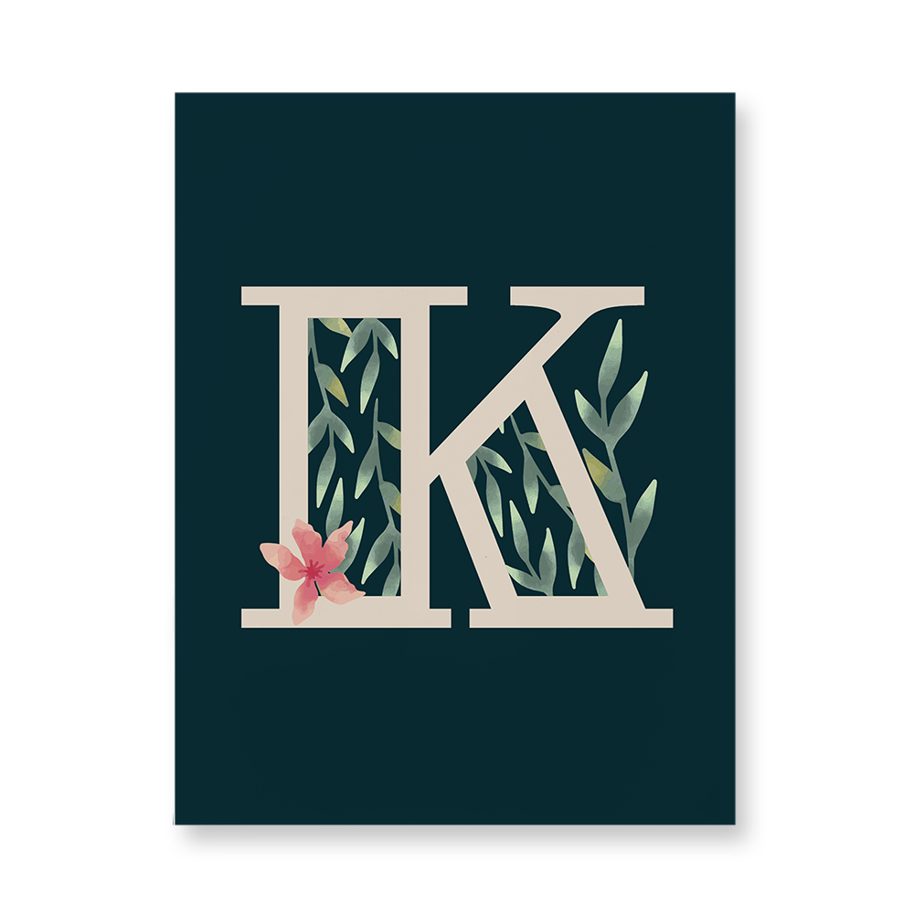 floral-watercolor-letter-k-acrylic-wall-art