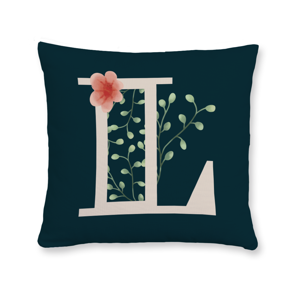 floral-watercolor-letter-l-throw-pillow